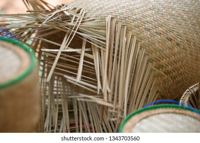 Thai Tradition Basketery Handicraft. 