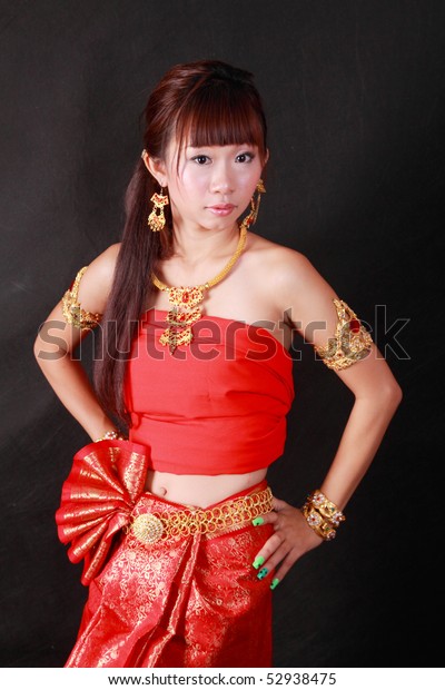 Thai Wedding Dresses Stock Photo (Edit Now) 52938475