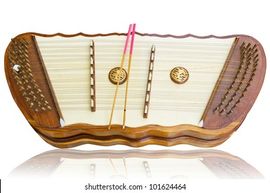 Thai Wooden Dulcimer Musical Instrument