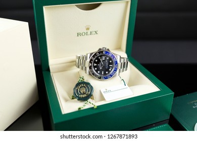 Thailand - AUGUST 19, 2018: Rolex Luxury Watch - Image