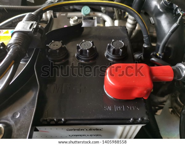 car battery positive terminal