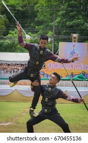 Thailand, July 2, 2017  Students Are Showing Up Continuation For The Show To Be Seen At The School's Athletic Director. In That, There Are A Lot Of Visitors.