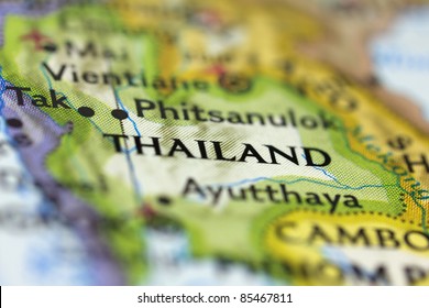 Thailand On The Map.