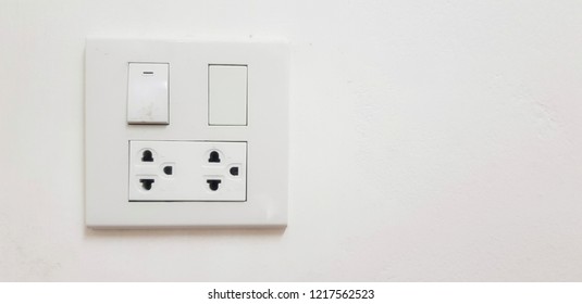 Thailand Plug Socket Including Switch Electric Stock Photo 1217562523 ...