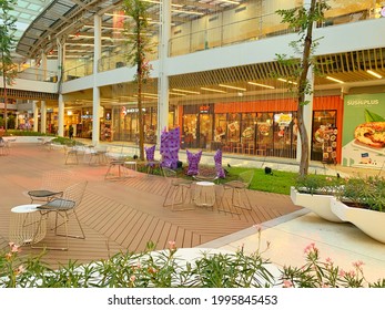 Thailand, Samut Prakan On June 2021. Photos Of Inside Mega Bangna Shopping Mall Taken By Me.