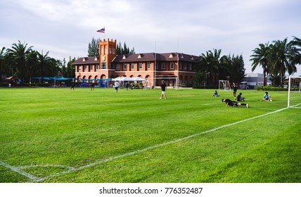 Thailand School Football Field