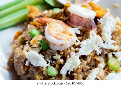 Thailand Seafood Fried Rice On Lunch Stock Photo 1901074855 | Shutterstock