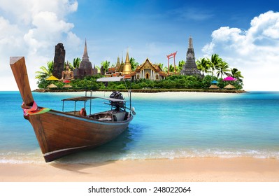 Thailand Travel Concept