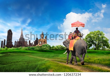 Thailand travel concept
