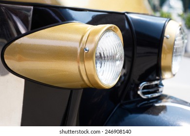 thailand tuk tuk headlights vintage.