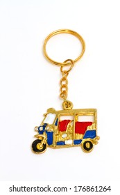 Thailand Tuk Tuk Taxi Key Chain,Souvenir Key Chain