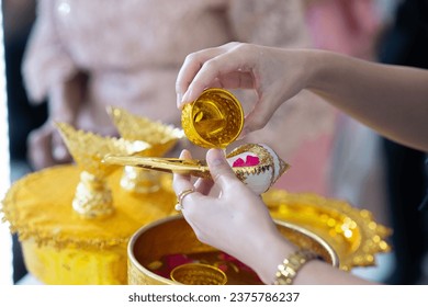 Thailand wedding asia gold weddingceremony