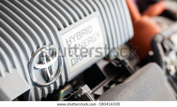 THAILAND-FEB 15: Toyota Thailand to recall Prius\
cars  on FEB. 15, 2014. Toyota Thailand to recall 18000 Prius cars\
for software defect in hybrid\
system.
