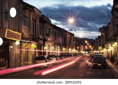 Thalang Road, The Old Phuket Town, Thailand.