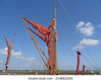 Thames Barge At Maldon Essex