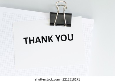 A Thank You Card With A Fountain Pen On A Wooden Desk, Writing A Thank You Note