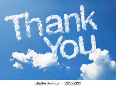 thank you cloud word - Shutterstock ID 129292232
