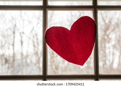 Thank you heart in the window
