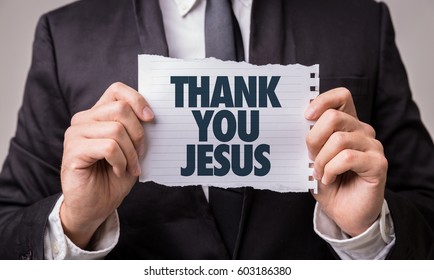 Thank You Jesus Stock Photo 603186380 | Shutterstock