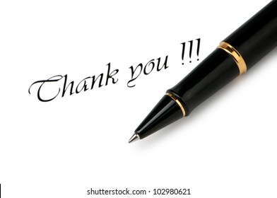 1,090 Fountain Pen Thank Writing You Images, Stock Photos & Vectors 