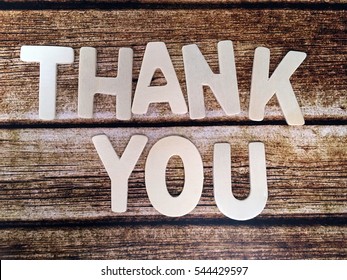 Thank You Thank You Wooden Letters Stock Photo 544429597 | Shutterstock