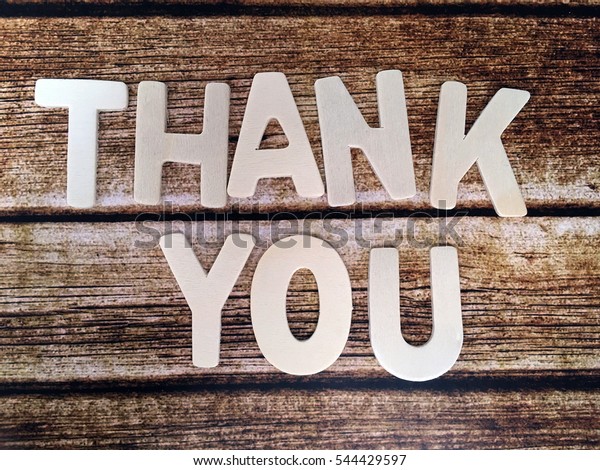 Thank You Thank You Wooden Letters Stock Photo 544429597 | Shutterstock