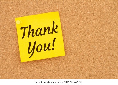 Thank You Word Message On Sticky Stock Photo 1814856128 | Shutterstock