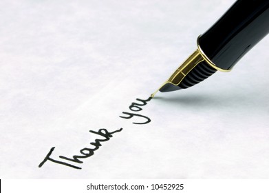 1,090 Fountain Pen Thank Writing You Images, Stock Photos & Vectors 