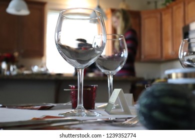 Thanksgiving Table Set Up