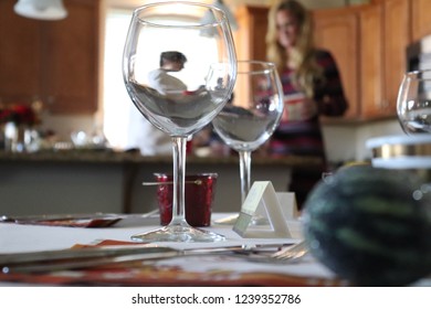 Thanksgiving Table Set Up