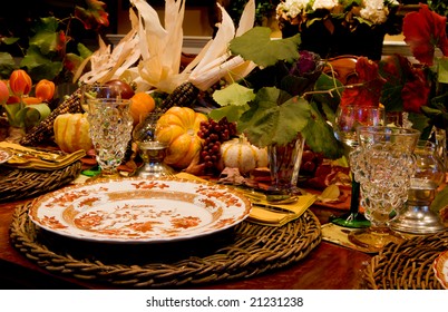 Thanksgiving Table Setting