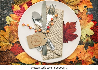 Thanksgiving Table Setting