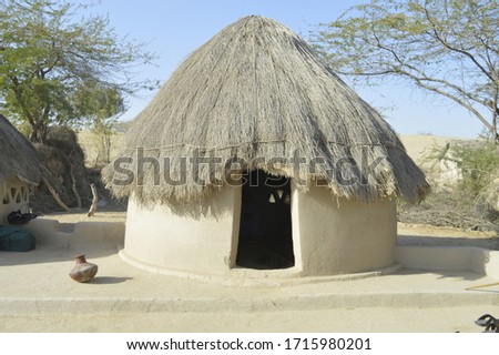 Tharparkar Hut Made from Grass