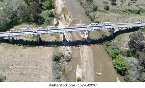 Tharwa Bridge, ACT, Aerial View. 