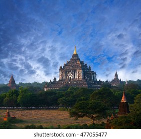 Thatbyinnyu Temple In Bagan Archaeological Zone, Myanmar. The Pagoda Was Built In The Mid-12th Century During The Reign Of King Alaungsithu.