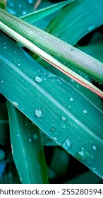 thatch with waterdrop, for background 