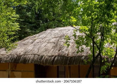 Thatched Roof Korea Old House