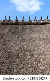 Thatched Roof Of A Neolithic House