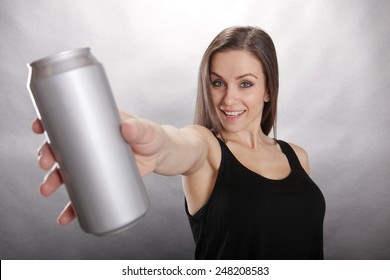 That's a big soda that girl is holding