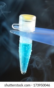 Thawing Cryovial Taken Cryostorage