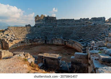 Theater At Ancient City Xanthos. Antalya, Turkey