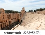 Theater of Herodes Atticus in the Acropolis of Athens, Greece