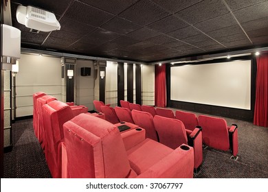 Theater In Luxury Home