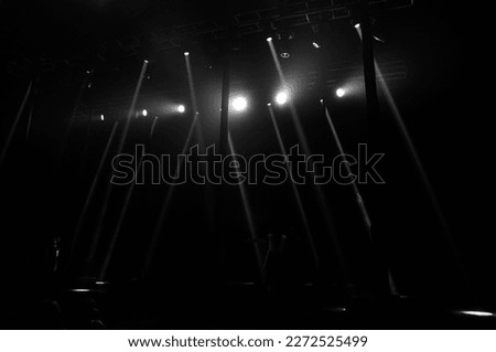 theather stage lights blackandwhite gray people