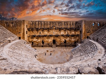 The Theatre of Aspendos Ancient City in Antalya