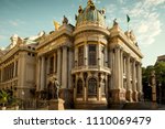 Theatro Municipal in the center of Rio de Janeiro, Brazil