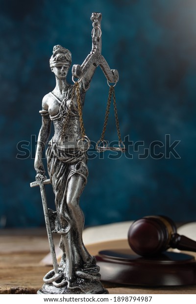 Themis Statue Justice Scales Judges Gavel Stock Photo 1898794987 ...