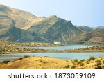 Theodore Roosevelt Lake and dam in Arizona