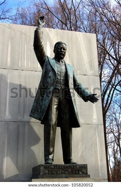 Theodore Roosevelt Memorial On Theodore Roosevelt Stock Photo 105820052 ...