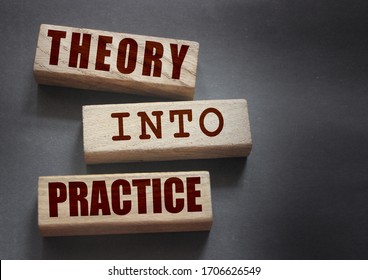 Theory Into Practice Words Written On Stock Photo 1706626549 | Shutterstock